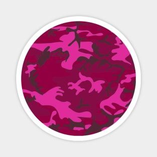 Pink Camouflage Magnet